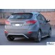 Задній захист AK007 (нерж.) для Hyundai IX-35 2010-2015 рр