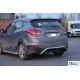 Задній захист AK007 (нерж.) для Hyundai IX-35 2010-2015 рр