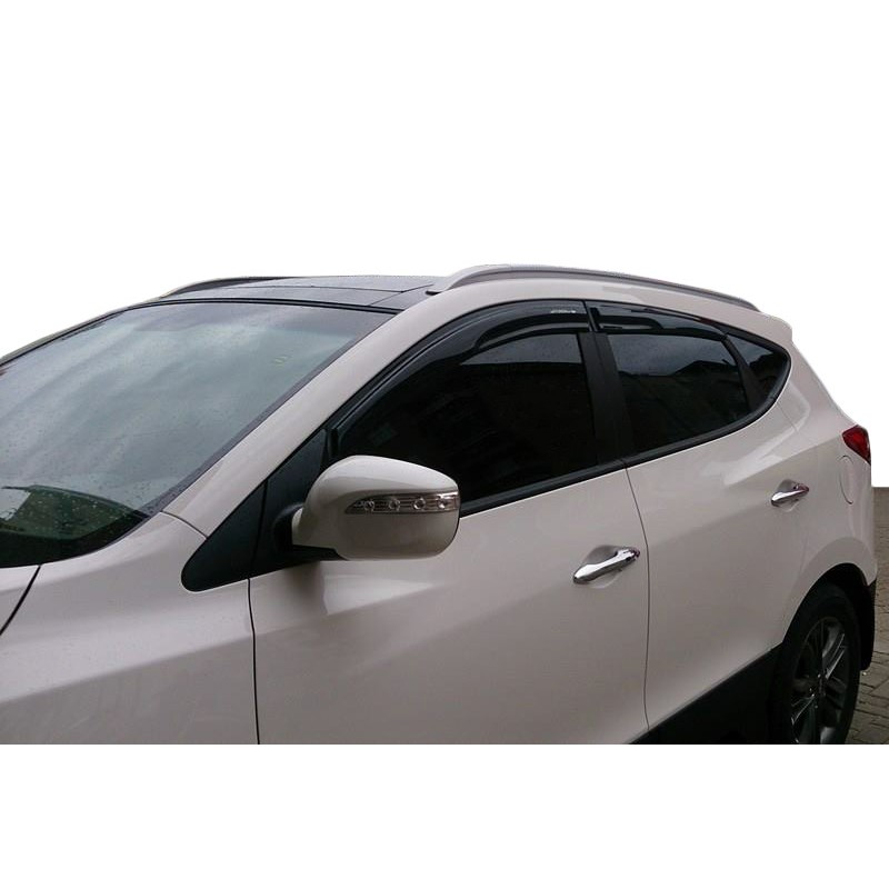 Накладки на ручки (4 шт, нерж) З чіпом, Carmos - Турецька сталь для Hyundai IX-35 2010-2015 рр
