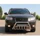 Кенгурятник WT002 (нерж.) для Hyundai Santa Fe 2 2006-2012 рр