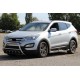 Передняя дуга WT003 (нерж.) для Hyundai Santa Fe 3 2012-2018 гг