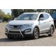Передняя дуга WT003 (нерж.) для Hyundai Santa Fe 3 2012-2018 гг