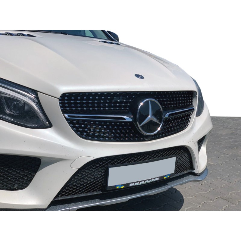 Тюнинг решетка радиатора (Diamond Black) Без камеры для Mercedes GLE coupe C292 2015-2019 гг