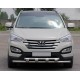 Передняя дуга ST015 (нерж.) для Hyundai Santa Fe 3 2012-2018 гг