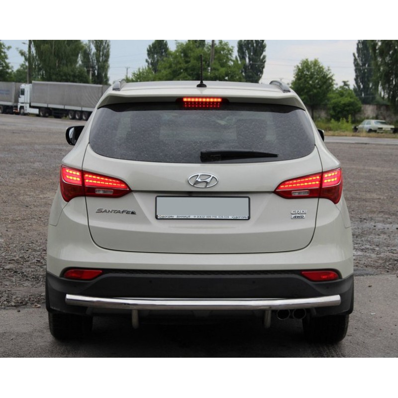 Задня дуга AK002 (нерж.) для Hyundai Santa Fe 3 2012-2018 рр