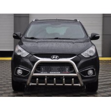 Передня дуга WT003 (нерж.) для Hyundai IX-35 2010-2015 рр