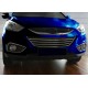 Накладки на решітку з окантовкою (4 шт, нерж) для Hyundai IX-35 2010-2015 рр