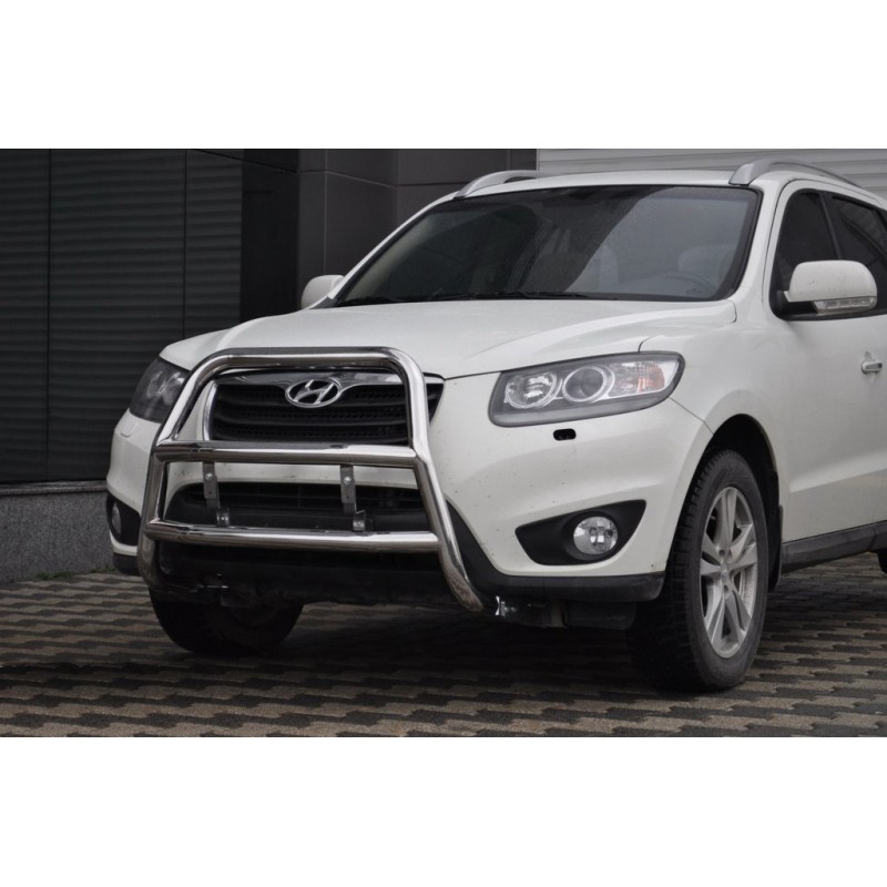Кенгурятник WT018 (нерж.) для Hyundai Santa Fe 2 2006-2012 рр