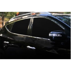 Повна окантовка стекол (10 шт, нерж.) для Hyundai IX-35 2010-2015 рр