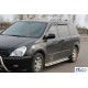 Боковые пороги KB001 (нерж) 60 мм для Kia Carnival 2002-2013 гг