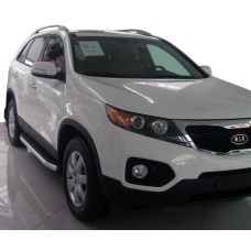 Бокові пороги Fullmond (2 шт., алюм.) 2013-2016 для Kia Sorento XM рр