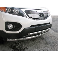Передня нижня дуга (нерж) для Kia Sorento XM 2009-2014 рр
