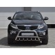 Кенгурятник WT003 (нерж.) для Kia Sportage 2010-2015 рр