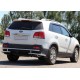 Задня дуга AK003-2 (нерж.) для Kia Sorento XM 2009-2014 рр