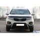 Кенгурятник WT007 (нерж.) для Kia Sorento XM 2009-2014 гг