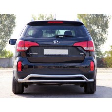 Задня дуга AK007-2 (нерж.) для Kia Sorento XM 2009-2014 рр