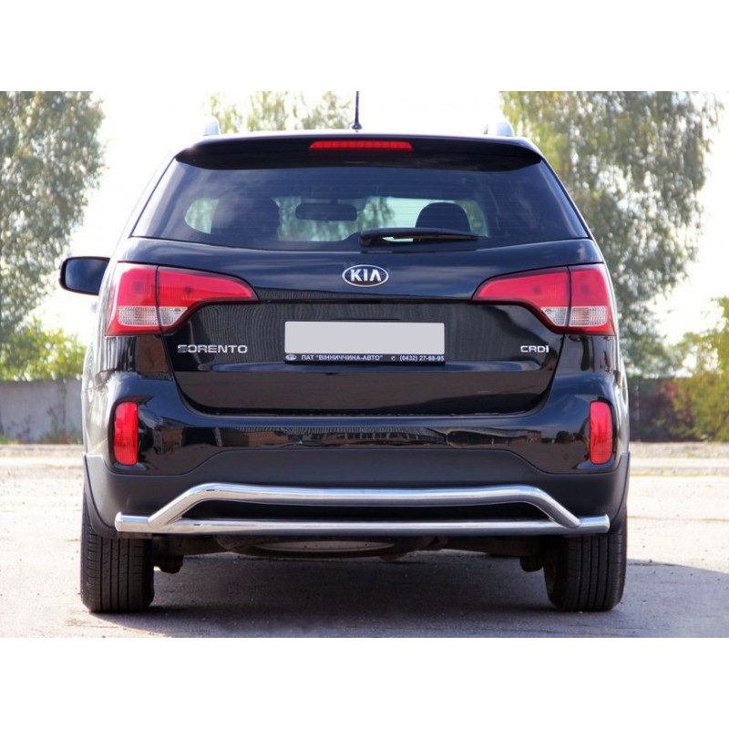 Задня дуга AK007-2 (нерж.) для Kia Sorento XM 2009-2014 рр