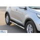 Бічні труби (2 шт., нерж.) для Kia Sportage 2010-2015 рр