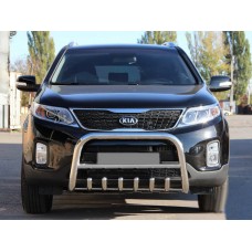 Кенгурятник WT021 (нерж.) для Kia Sorento XM 2009-2014 рр