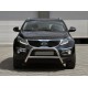 Кенгурятник WT006 (нерж.) для Kia Sportage 2010-2015 рр