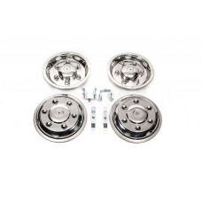 Колпаки из нержавейки Эксклюзив V2 (2 катковые, 4 шт) для Mercedes Sprinter W906 2006-2018 гг