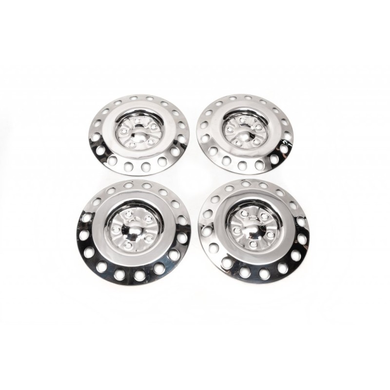 Ковпаки з нержавійки OEM (1-котковий) для Mercedes Sprinter W901/902/903/904/905 1995-2006 рр