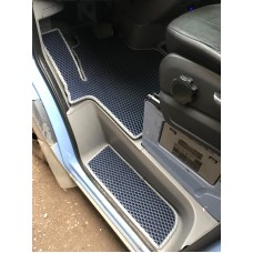 Коврики на пороги (3 шт, EVA, черные) для Mercedes Sprinter W906 2006-2018 гг