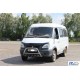 Кенгурятник WT003 (нерж.) для Газель, соболь