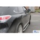 Бокові пороги RedLine Black (2 шт, алюміній) для Lexus RX 2009-2015 рр