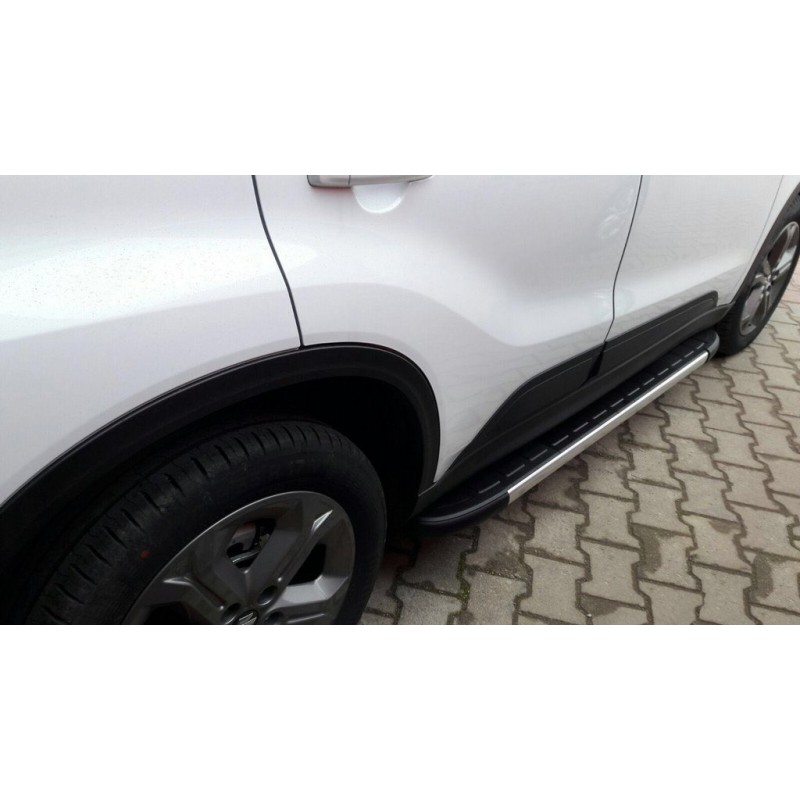 Бокові пороги Duru (2 шт., Алюміній) для Suzuki Vitara 2015- рр