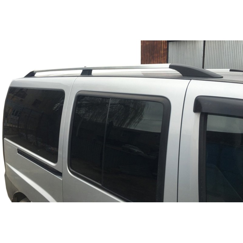Рейлінги Хром Металеві ніжки для Fiat Doblo I 2001-2005 рр