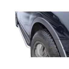 Бокові пороги Maydos V2 (2 шт., нерж) для Mazda CX-7 2006-2012рр