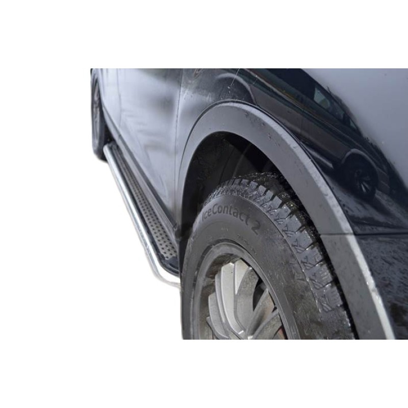 Бокові пороги Maydos V2 (2 шт., нерж) для Mazda CX-7 2006-2012рр