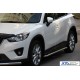 Бокові пороги KB001 (нерж) 60 мм для Mazda CX-3 2015- рр