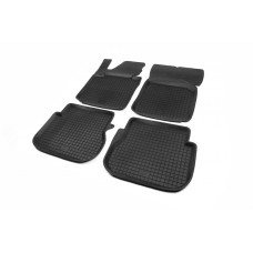Гумові килимки з бортом (4 шт, Polytep) для Volkswagen Caddy 2015-2020 рр
