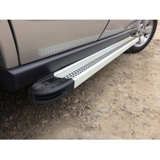 Бокові пороги Maya V2 (2 шт., алюміній) для Jeep Grand Cherokee WK 2004-2010рр