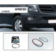 Накладки на противотуманки 2013-2025 (2 шт, нерж.) для Mercedes Sprinter W906