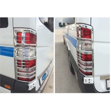 Накладки на стопы (2 шт, пласт.) для Mercedes Sprinter W906 2006-2018 гг