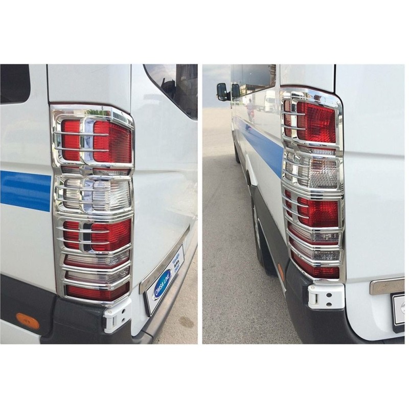 Накладки на стопы (2 шт, пласт.) для Mercedes Sprinter W906 2006-2018 гг