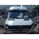 Козырек на лобовое стекло на раме V1 (черный глянец, 5мм) для Mercedes Sprinter W906 2006-2018 гг