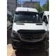Козырек на лобовое стекло на раме V1 (черный глянец, 5мм) для Mercedes Sprinter W906 2006-2018 гг