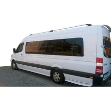 Бокові пороги Спорт (під фарбування) Довга база (L3) для Volkswagen Crafter 2006-2016 рр