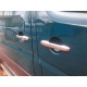 Накладки на ручки (4 шт, нерж) Carmos - турецкая сталь для Volkswagen Crafter 2006-2016 гг