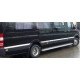 Молдинги на дверь (нерж.) Длинная база. Carmos - Турецкая сталь для Mercedes Sprinter W906 2006-2018 гг