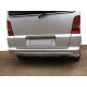 Накладка на задній бампер (під фарбування) для Mercedes Vito W638 1996-2003 рр