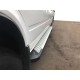 Бокові пороги Allmond Grey (2 шт., алюм) Довга база для Volkswagen LT 1995-2006 рр