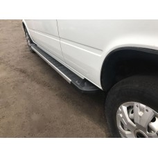 Бокові пороги RedLine V1 (2 шт., Алюміній) Довга база для Mercedes Sprinter W901/902/903/904/905 1995-2006 рр