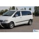 Бічні труби BB001 (2 шт., нерж.) d60, Коротка/Середня бази для Mercedes Viano 2004-2014 рр