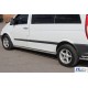 Бічні труби BB001 (2 шт., нерж.) d60, Коротка/Середня бази для Mercedes Viano 2004-2014 рр