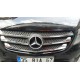 Накладки на решітку 2014-2020 (5 шт, нерж) Carmos - Турецька сталь для Mercedes Vito / V-class W447 2014- рр